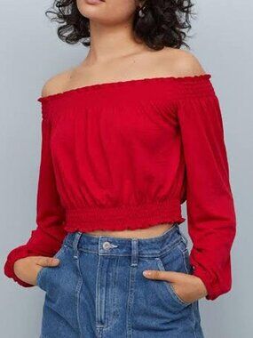 H&M Women's Red Blouse